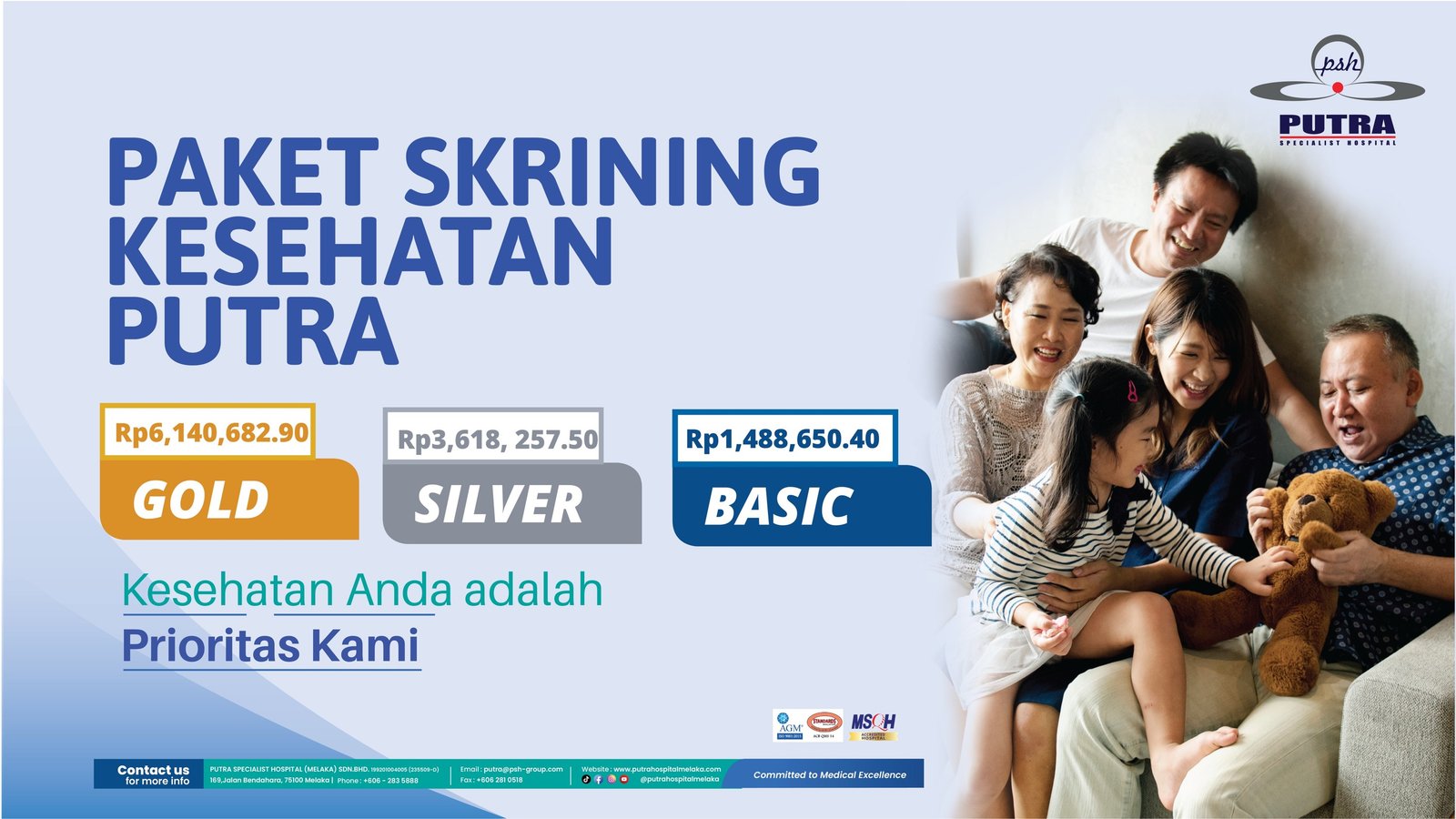 Paket Skrining Gold / Silver / Basic